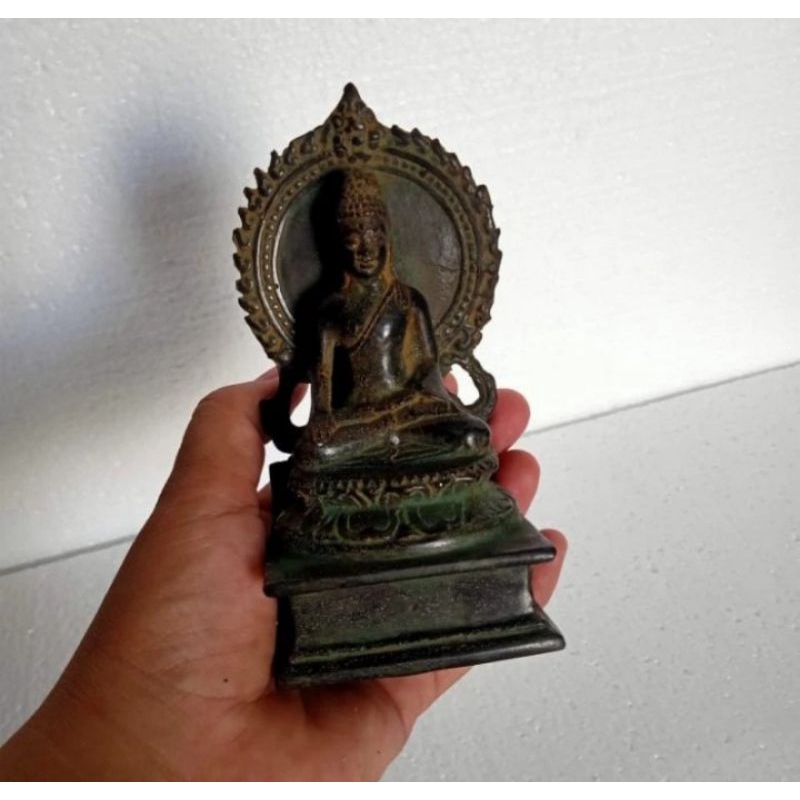 Patung Buda Budha Hitam Perunggu Antik Murah