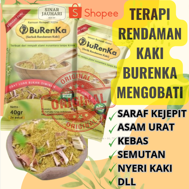 Burenka Original Ramuan Serbuk Rendaman Kaki