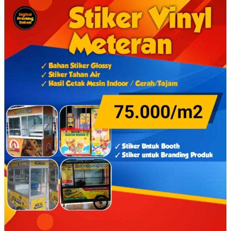 stiker Vinyl Meteran