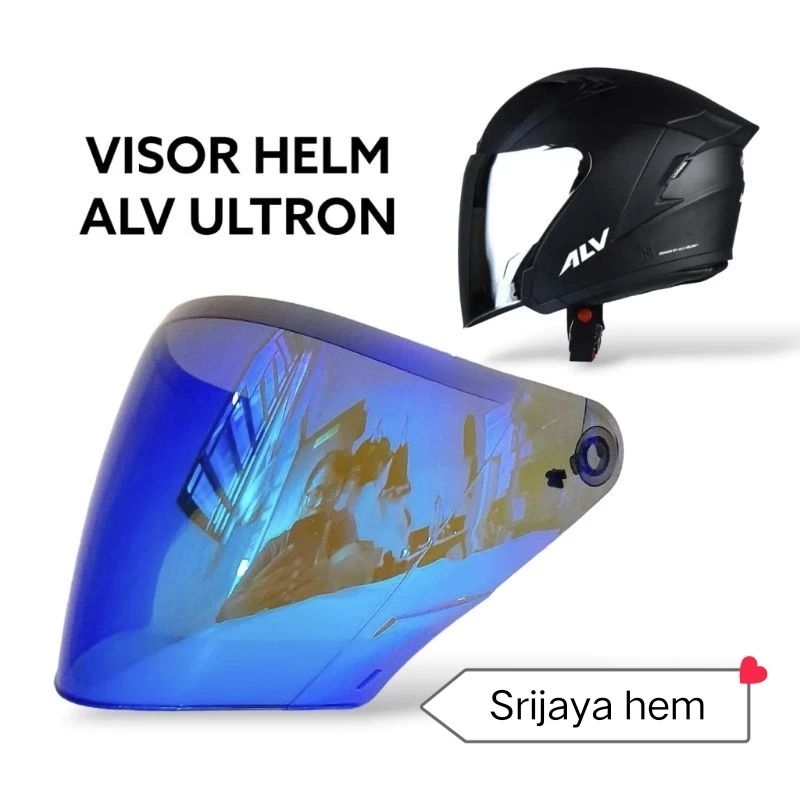 VISOR HELM ALV ULTRON DAN ULTRON PRO FULL WARNA/IRIDIUM//BENING