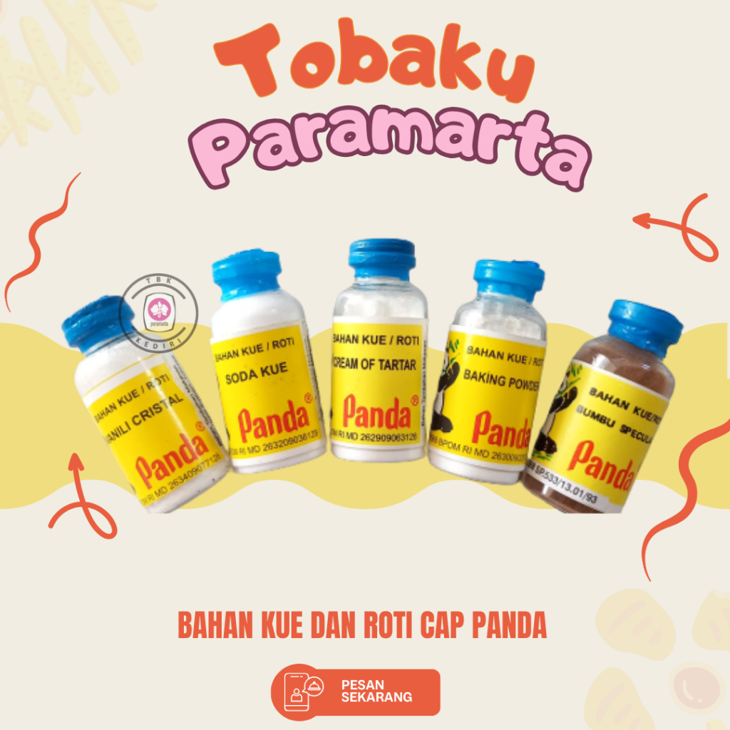 

BAHAN KUE DAN ROTI CAP PANDA / BAHAN KUE DAN ROTI CAP PANDA / BAHAN TAMBAHAN KUE DAN ROTI