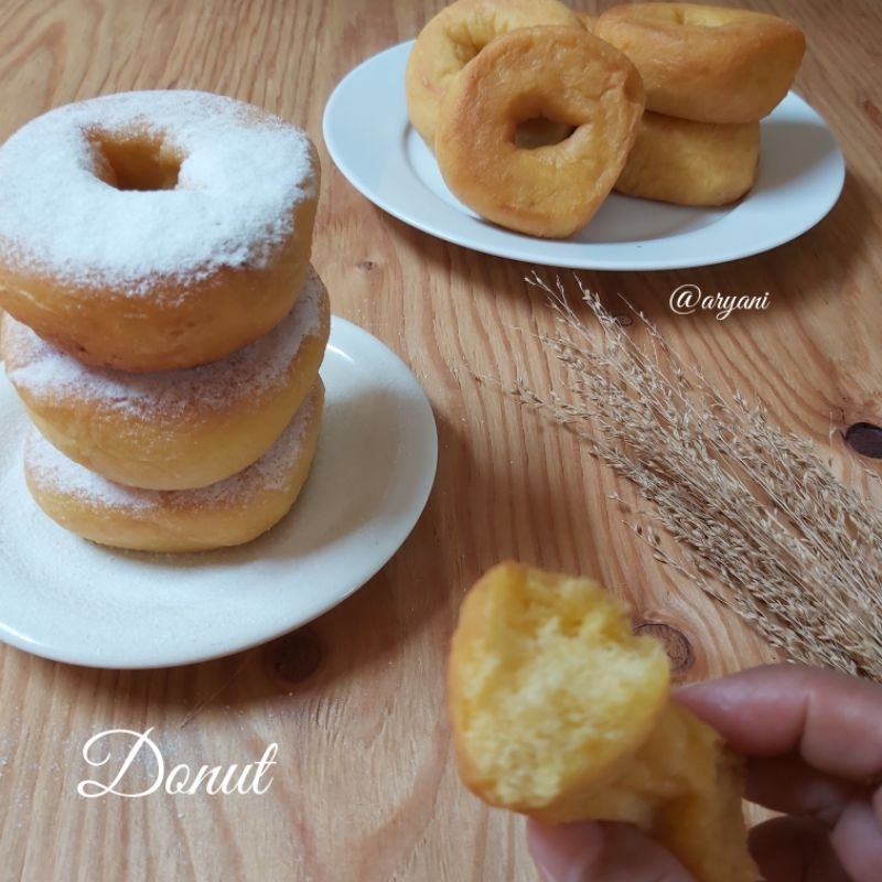 

Donut kentang original dan isi coklat | Marfafood