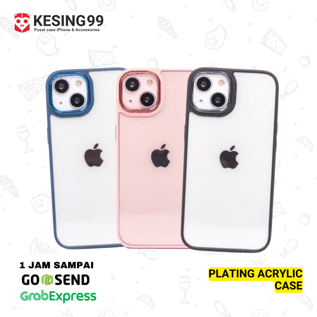 Case Bening Plating case iphone X XS XR XSMAX 11 12 13 14 PRO MAX