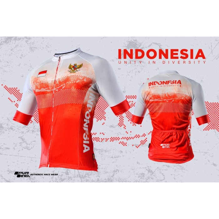 Jersey XC INDONESIA PVR - Jersey Road Bike - Jersey Sepeda