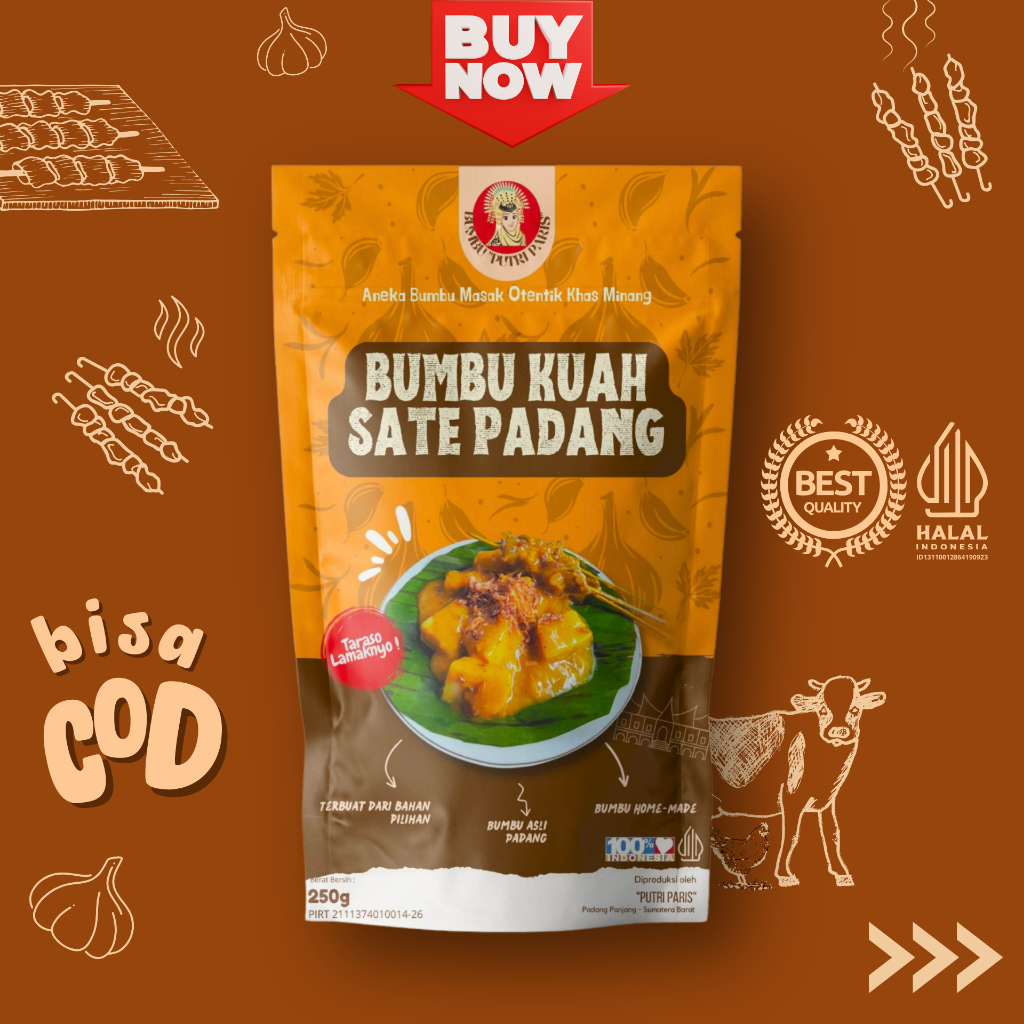 

Bumbu Kuah Sate Padang "Putri Paris