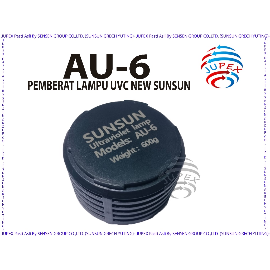 ORIGINAL SUNSUN AU-6 PEMBERAT LAMPU KOLAM UVC PRO NEW SUNSUN AU 6