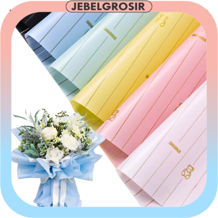 

Flower Paper Wrapping Cellophane Kertas Buket Bouquet Hias Dekorasi Rumah Pesta KB6096