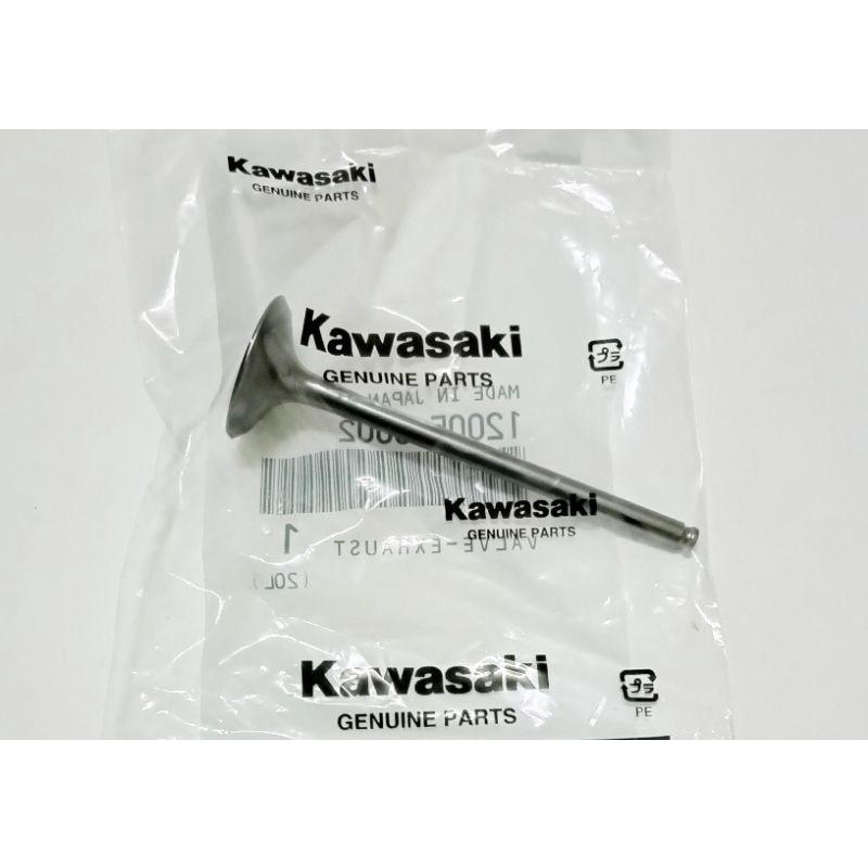 KLEP EX KX250 KX 250  VALVE EXHAUST TITANIUM KAWASAKI KX 250 ORIGINAL KAWASAKI 12005-0002