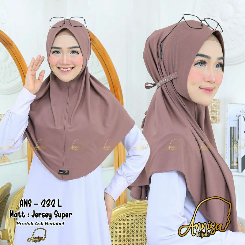 Hamdini Hijab Maryam Instan Tali manik