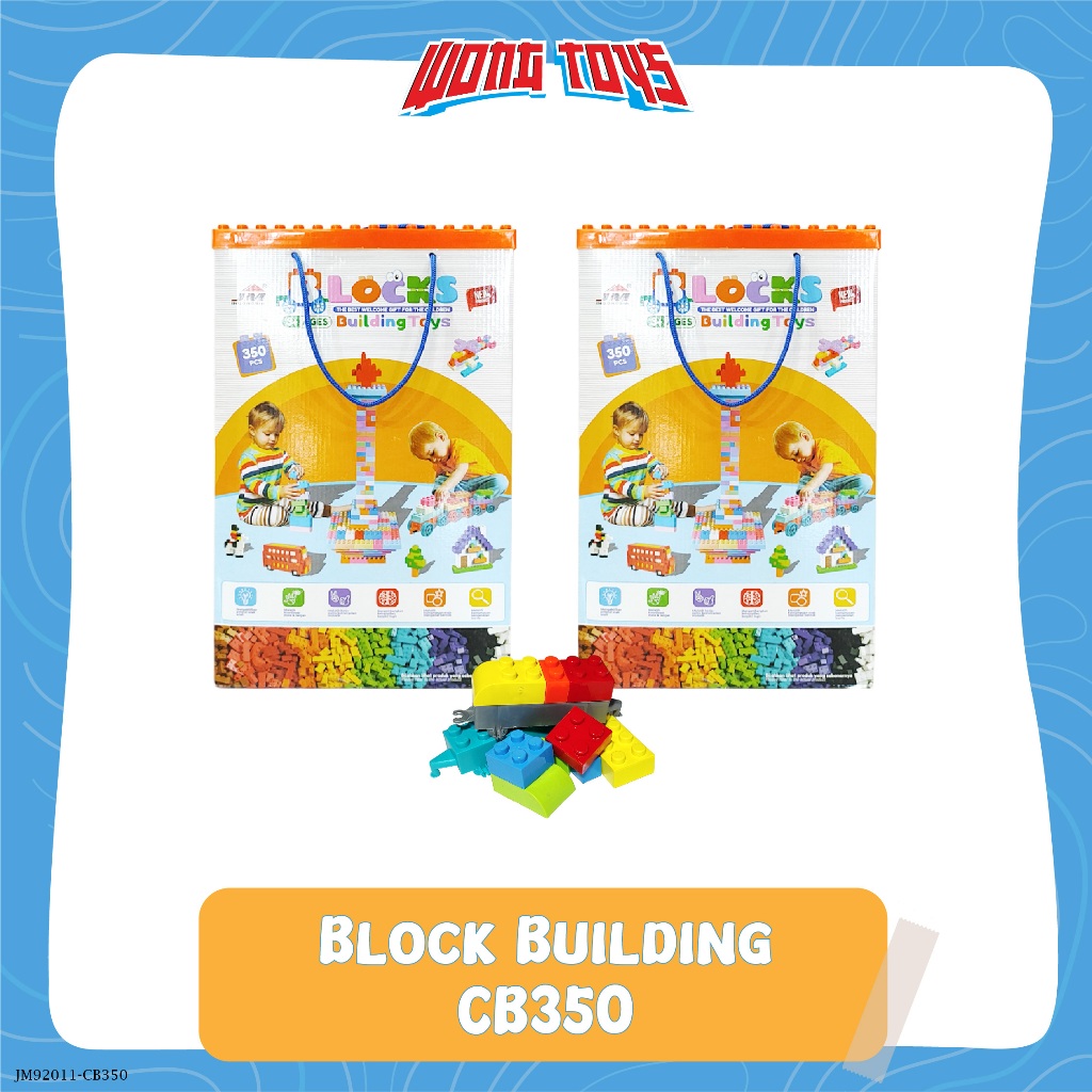 Block Building CB350 (JM92011-CB350) - Mainan Edukasi Block Building Toys 350 Pcs