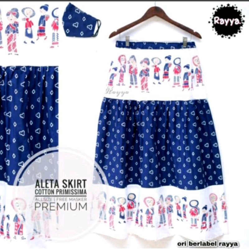 Rok Batik aletta skirt motif bu tejo mbok jamu premium