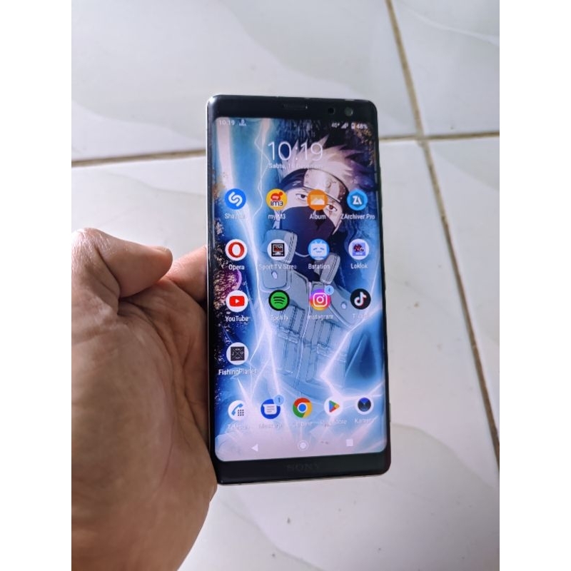 Sony Xperia Xz3 docomo bekas pemakaian pribadi