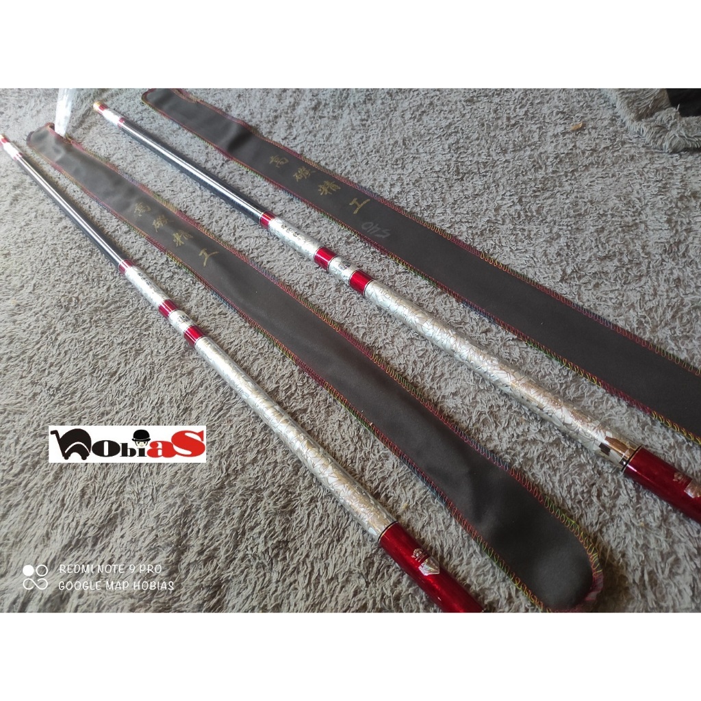 joran pancing tegek carbon 9H QINGLIANG 450. 540