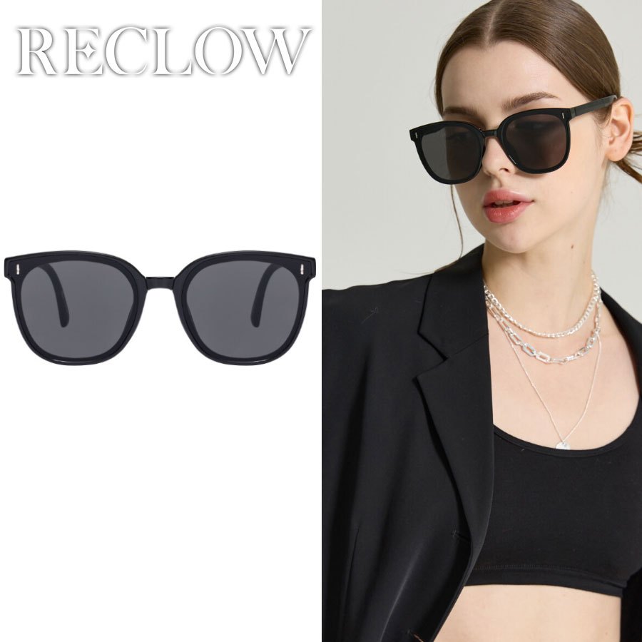 Kacamata hitam fashion dengan perlindungan UV lipat 4 warna (RECLOW Fold) [Reclow]