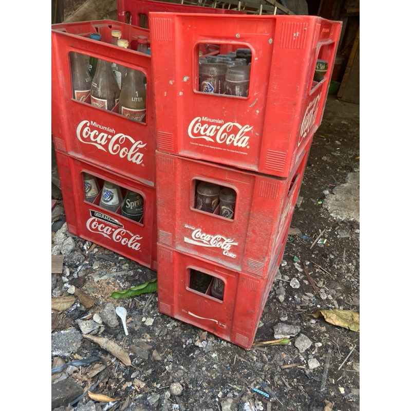 krat bekas botol coca cola 24 sekat 12 sekat