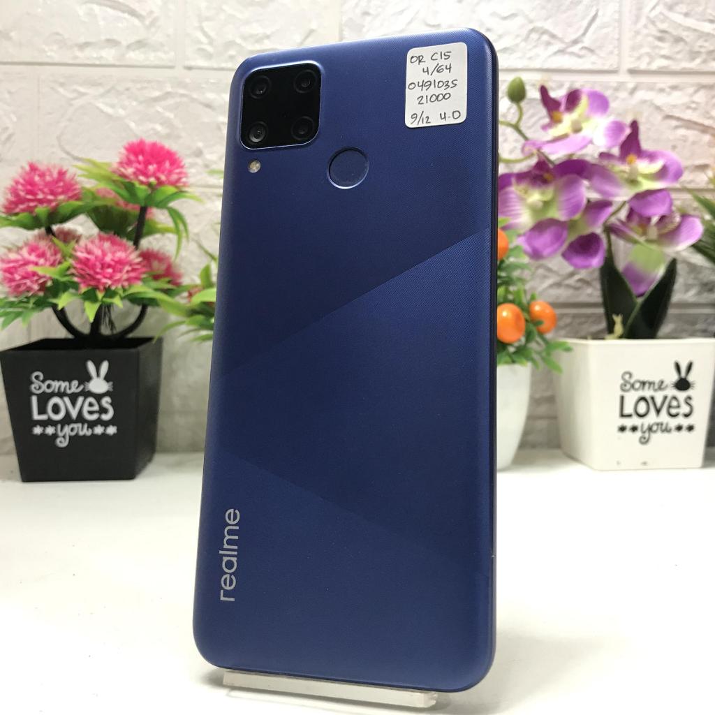 Realme C15 4/64GB Bekas Second Eks Grs Resmi ( MTK EDITION )