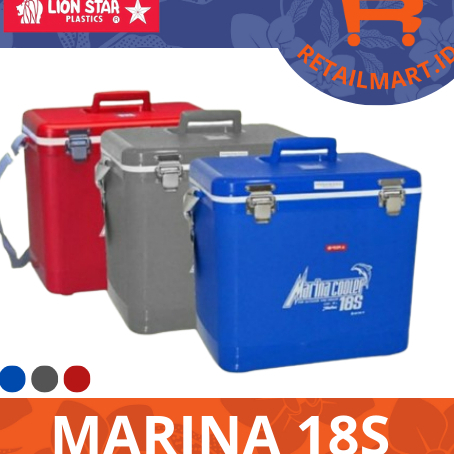 LION STAR MARINA 18 S MARINA COOLER BOX / PENYIMPAN ES 16 LITER