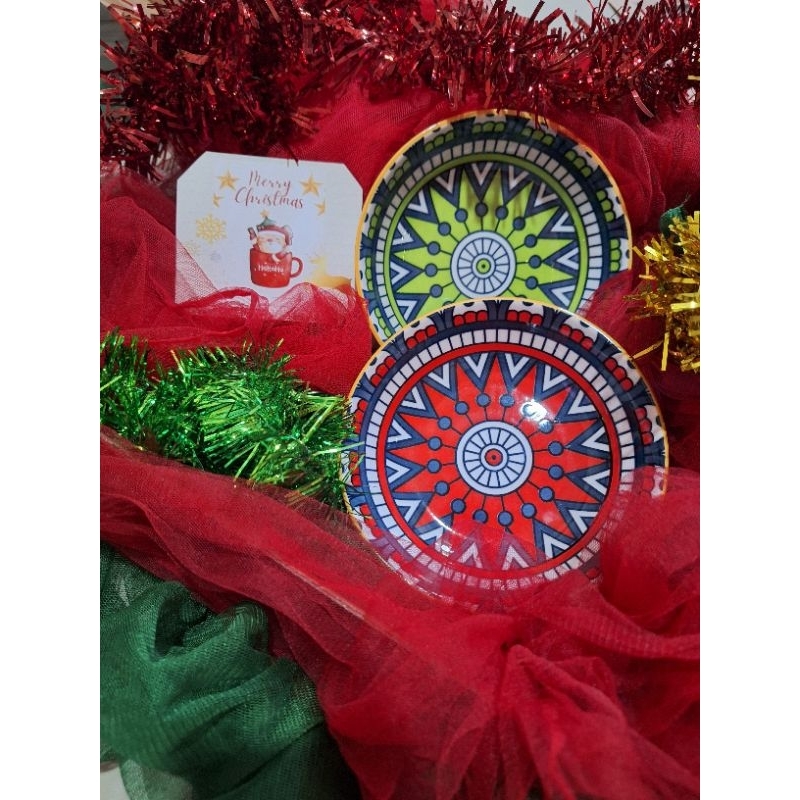 

hampers natal parcel piring keramik parsel natal
