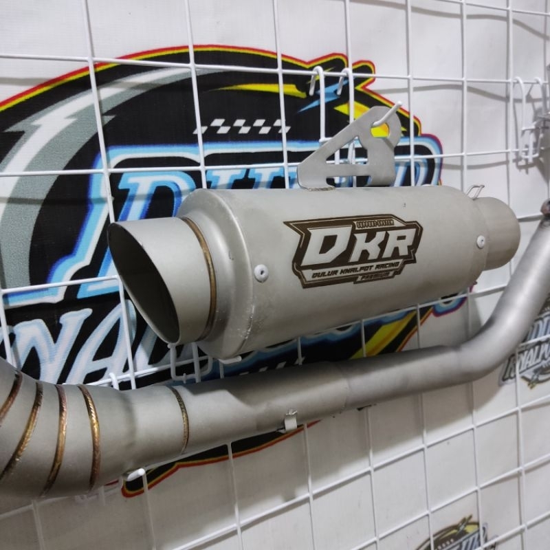 original knalpot DKR -DULUR KNALPOT RACING tipe proliner Vixion satria Sonic r15 Mio CBR 250R Xaber 