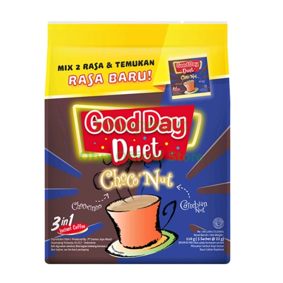 

Good Day Duet ChocoNut 3in1 Pack 5's