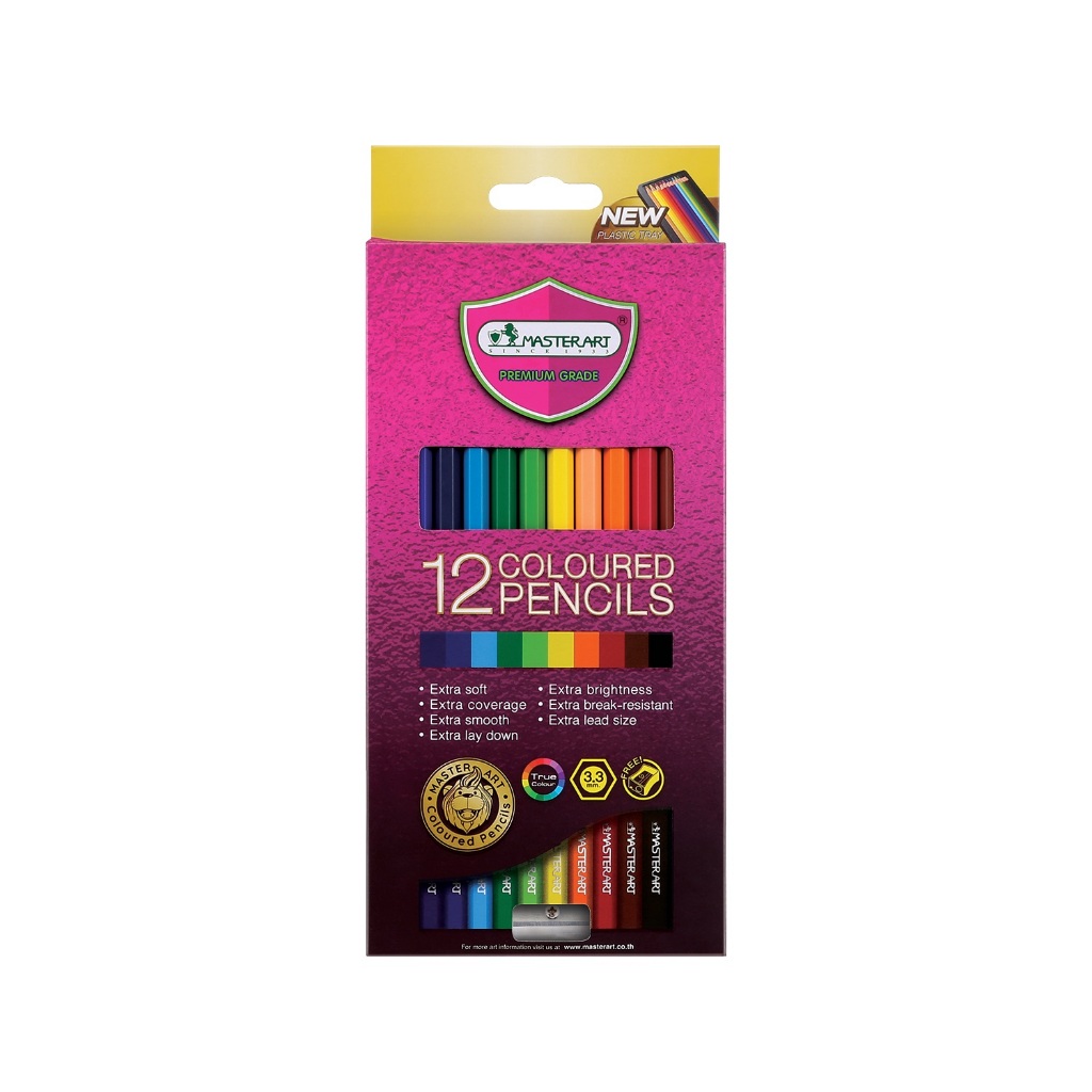 

[Master Art] Pensil Warna (Colour Pencil) Profesional Full 12 Colours