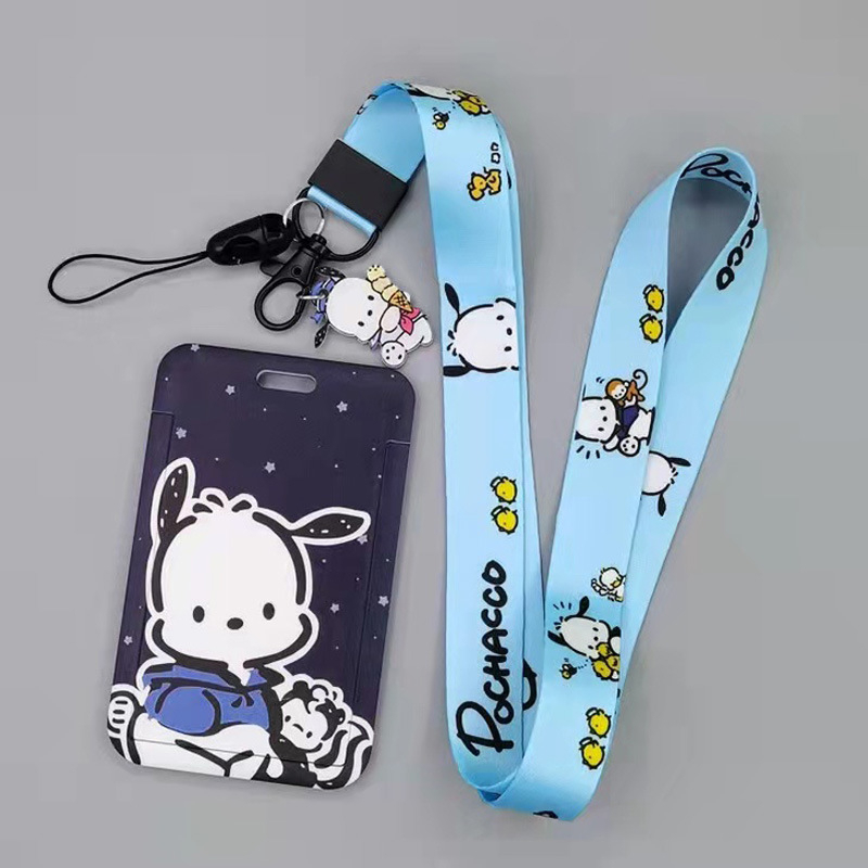 

READY Lanyard ID Card Tali Gantungan Kartu Card Holder Name Tag Karakter Pikachu Sailoor moon Snoopy Cinnamoroll Shellie May Pochacco Pooh Sumikko Donald Chip & Dale Lotso Stitch My Melody Little Twin Star