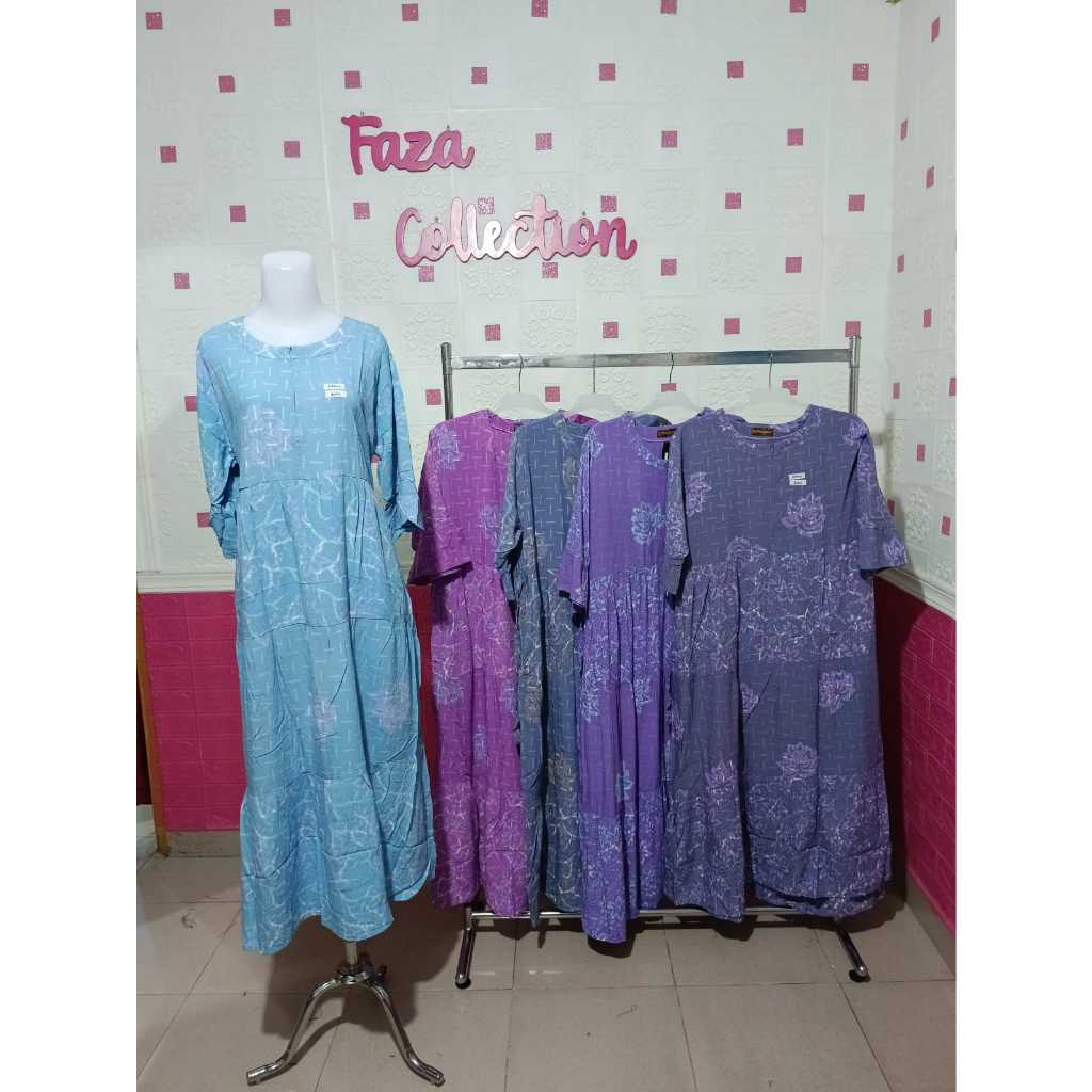 DASTER WANITA DASTER SEKDRESS BATIK SUSUN