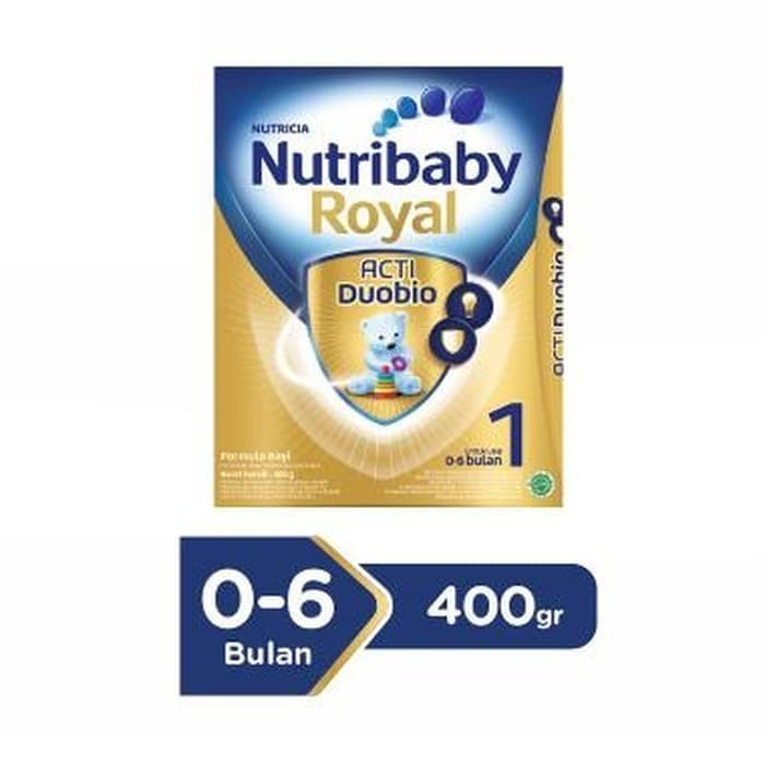 Nutribaby Royal 1 & 2 Susu Formula Bayi 0-6 & 6-12 Bulan 400gr