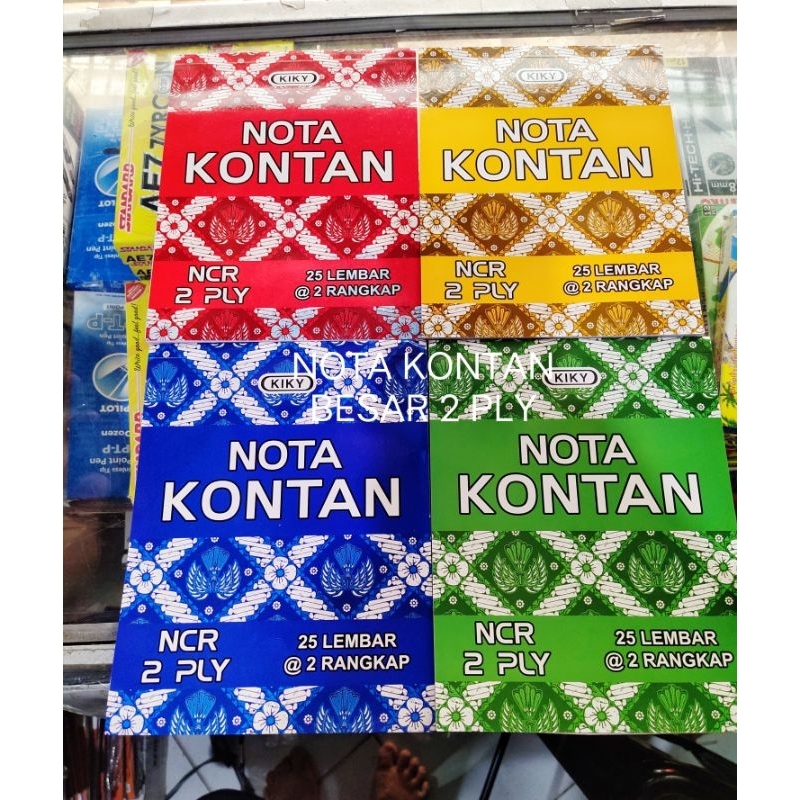 

Nota Kontan Besar 2 PLY (Kiky) 1 pcs