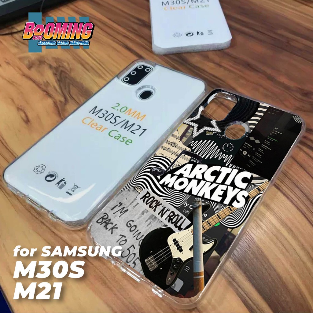 Case Samsung M21 - M30S Casing Samsung M21 - M30S Motif [ARTIC MONKEY] Booming Case Softcase Premium