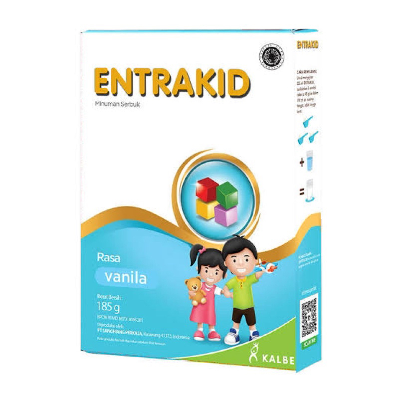 

ENTRAKID RASA VANILA 185 GRAM BOX