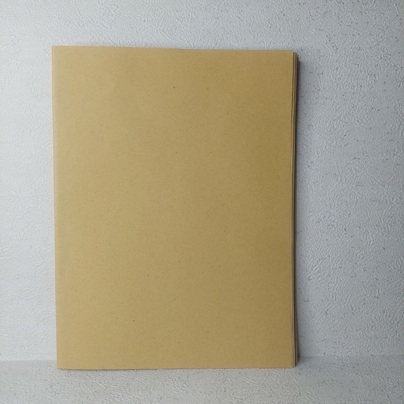 

Sampul buku coklat polos kwarto/perpak