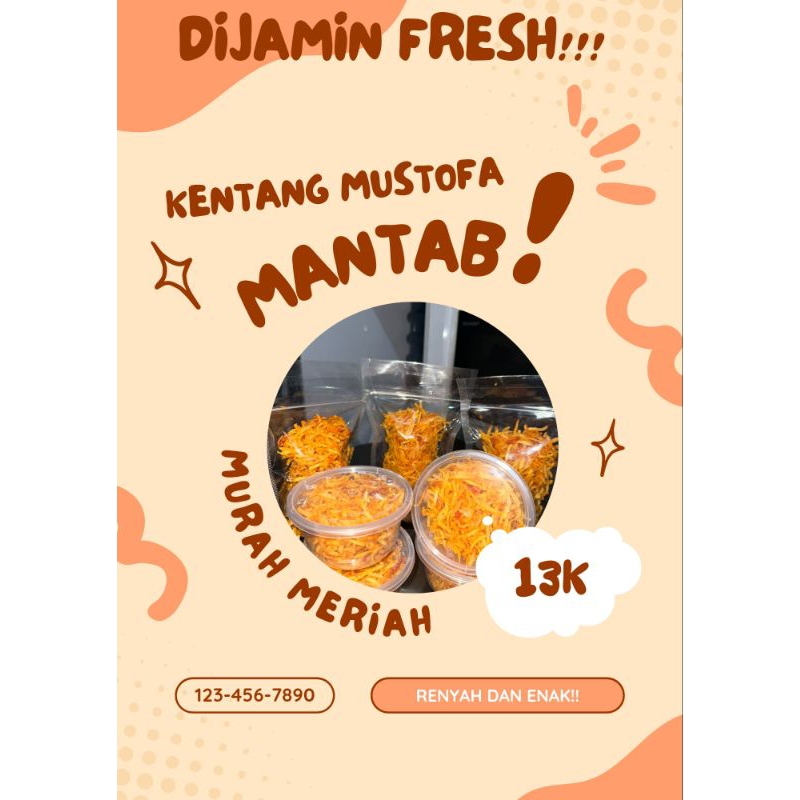 

Kentang Mustofa Pedas Manis 300ml / Kering Kentang Mustofa Pedas Manis 300 ml