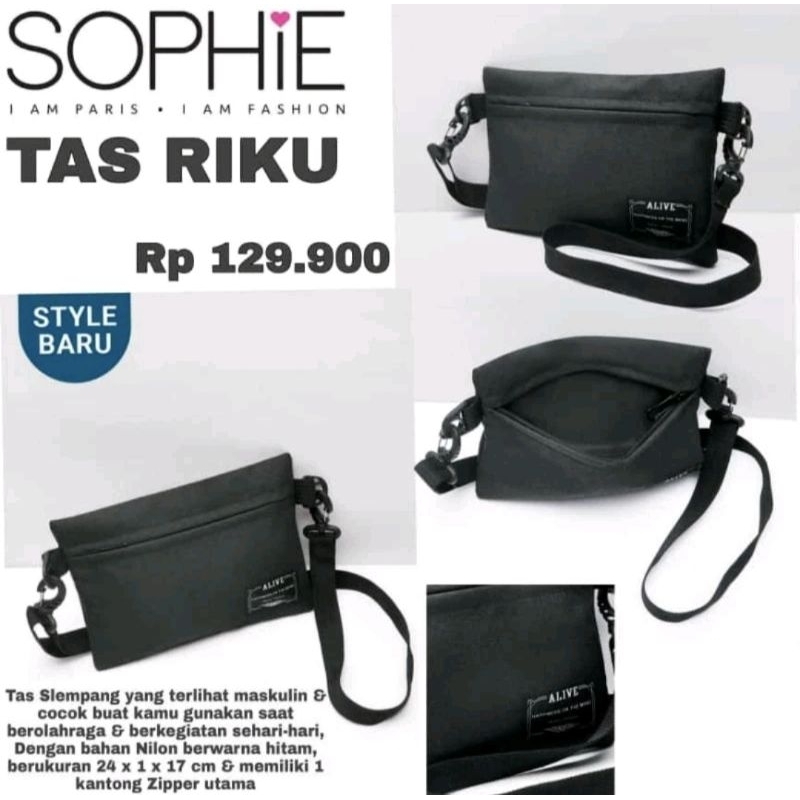 TAS PRIA RIKU BAG SOPHIE MARTIN ALIVE PROMO