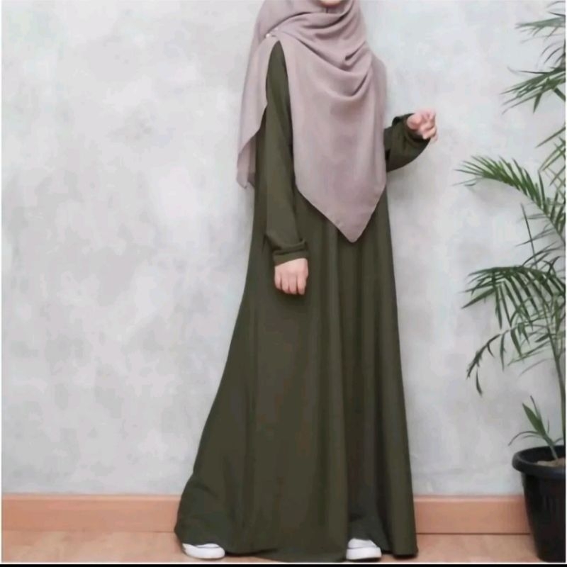 JUAL RUGI GAMIS POLOS ARMY REMAJA/BUSUI