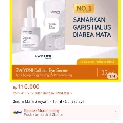 eye serum mata gwiyomi 20ml exp 06.24