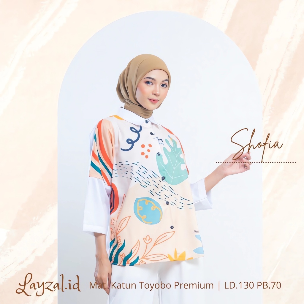 Kemeja Motif Wanita | Blouse Wanita 2024 | Baju Wanita Jumbo | Kemeja Wanita Motif Bunga