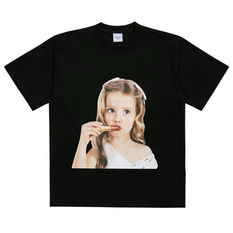 ADLV ACME DE LA VIE Lipstick Girl Black Tee Original (100% Authentic)
