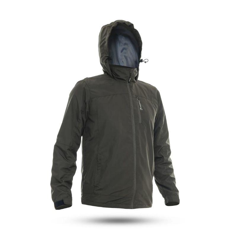 Jacket Pria Wanita Riding Outdoor Morel 01 - ARMY HITAM