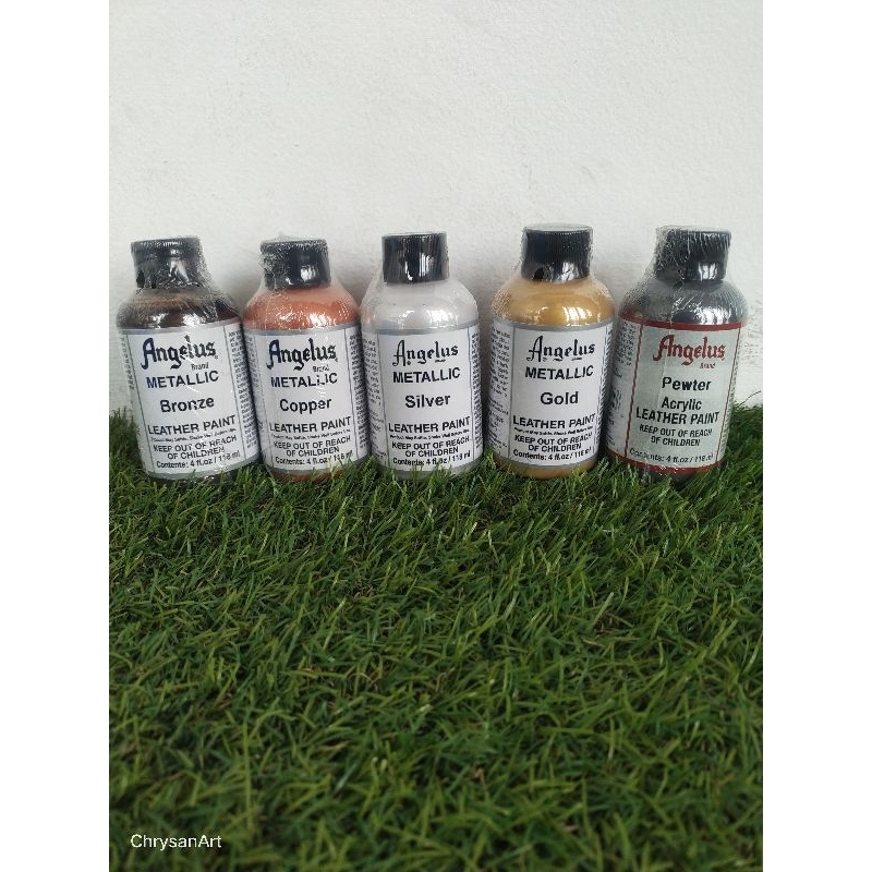 

Angelus Profesional Leather Paint Metalic/Cat Kulit Metalik Profesional 4oz(118ml)