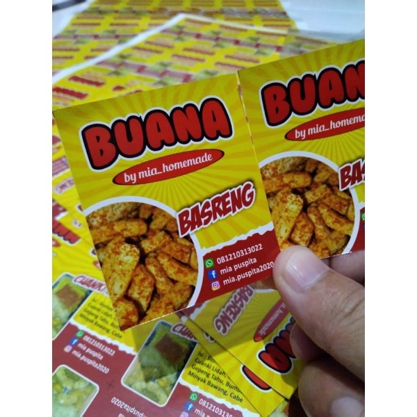 Stiker Bontax Chromo Cut A3 A3+ Murah  Cetak Stiker Label Kemasan Makanan Minuman Online Shop Murah 