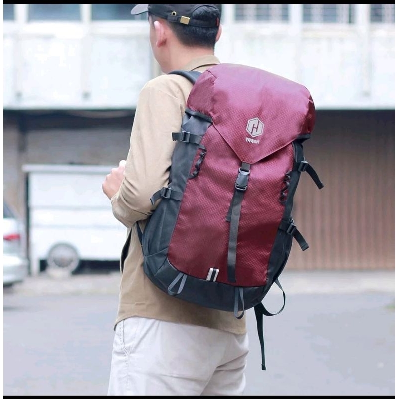 Tas Gunung Pria 40L/Tas Backpack Hiking Semi Carrier 40 Liter/Tas Mudik Travelling Laptop Free Cover