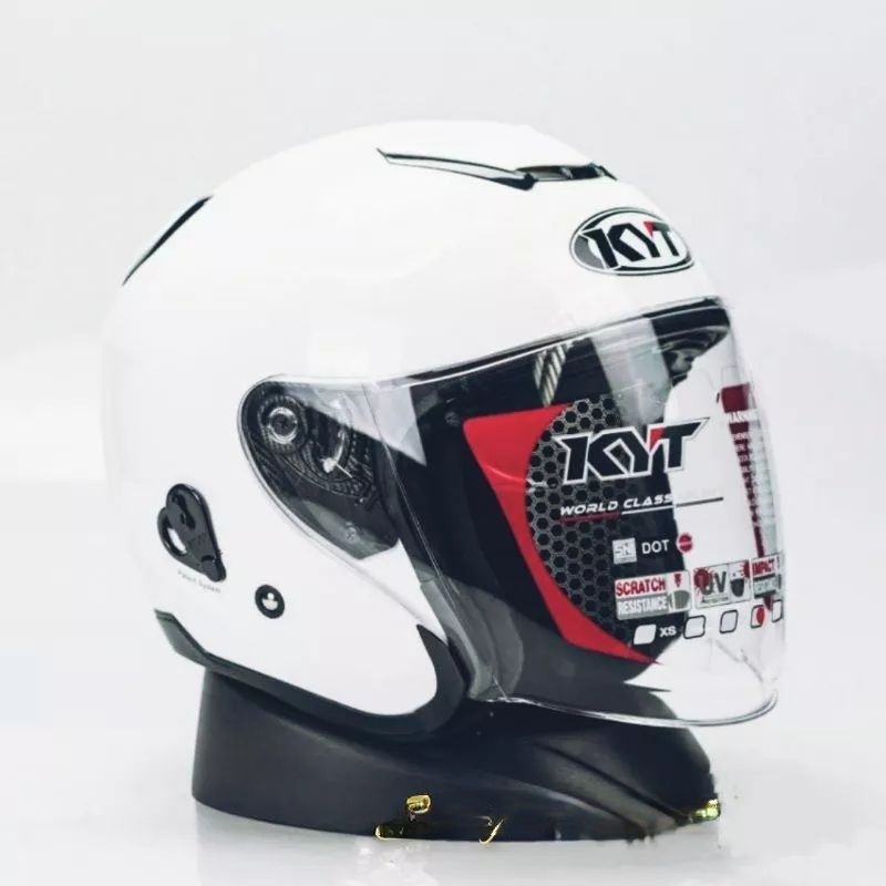 Helm half face Kyt Kyoto putih original