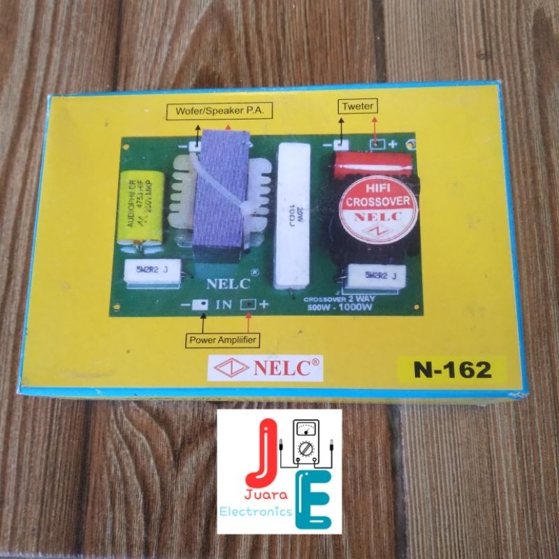 Crossover 2 Way Tweter + Subwoofer NELC N-162