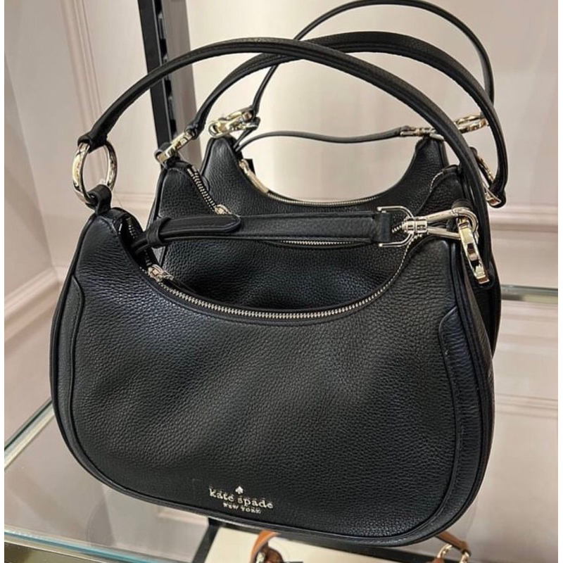 TAS SLEMPANG SLING BAG KS KA804 LEILA PEBBLED LEATHER SHOULDER BAG