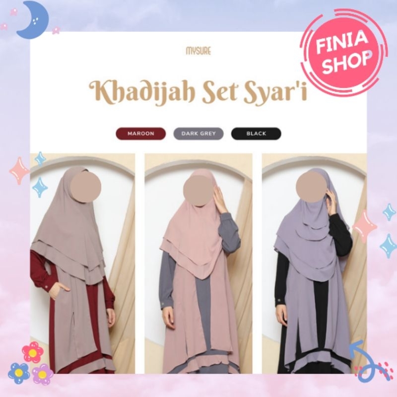 Gamis Set Syari Wanita Dress Set Baju Muslim Set Dewasa Gamis Syari Niqab Baju Jumbo Gamis Jumbo Gam