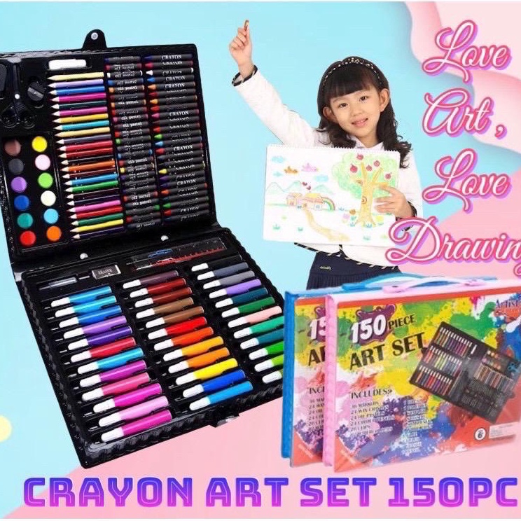 

Terbatas Crayon Set 15pcs Pensil Warna Gambar Alat Tulis Lukis Melukis ATK N71