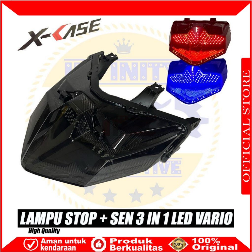 ORIGINAL LAMPU BELAKANG STOPLAMP VARIO 125/150VARIO 125 NEW 150 NEW STOPLAMP RUNNING XCASE
