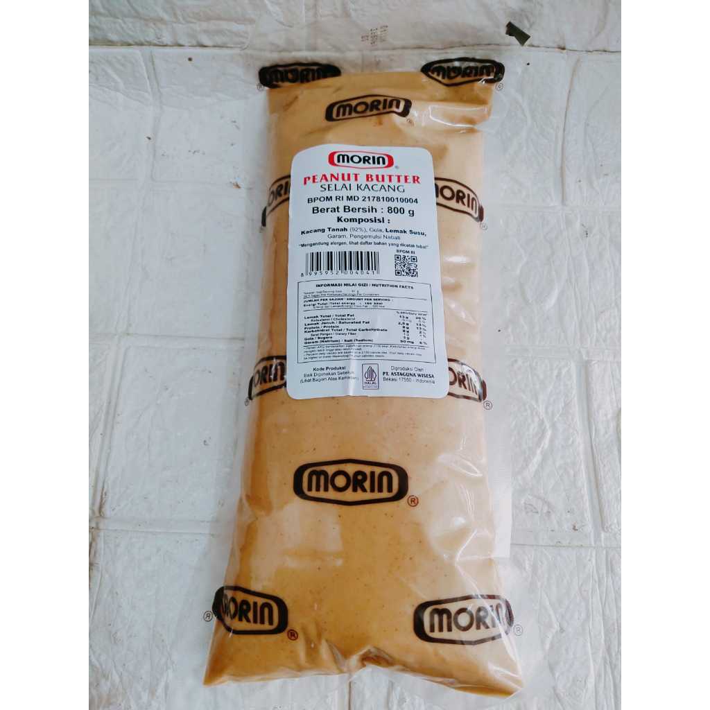 

MORIN PEANUT BUTTER CREAMY 800GR