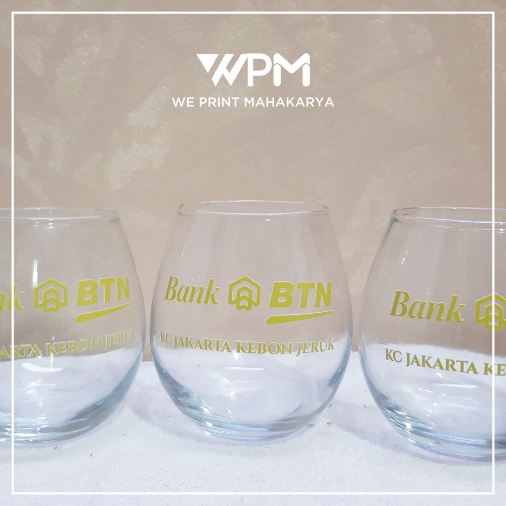 GELAS KACA / GELAS SIRUP / GELAS KOPI / TEH / GLASS JAR